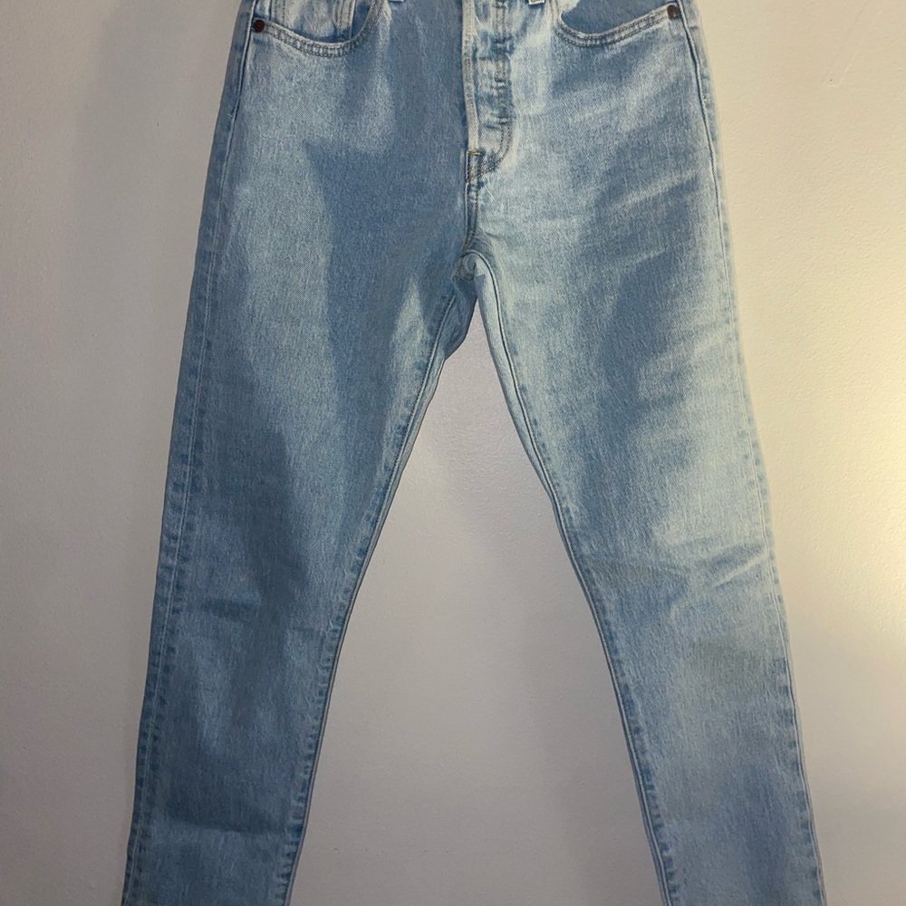 Levi's 501 Light Wash Denim Jeans